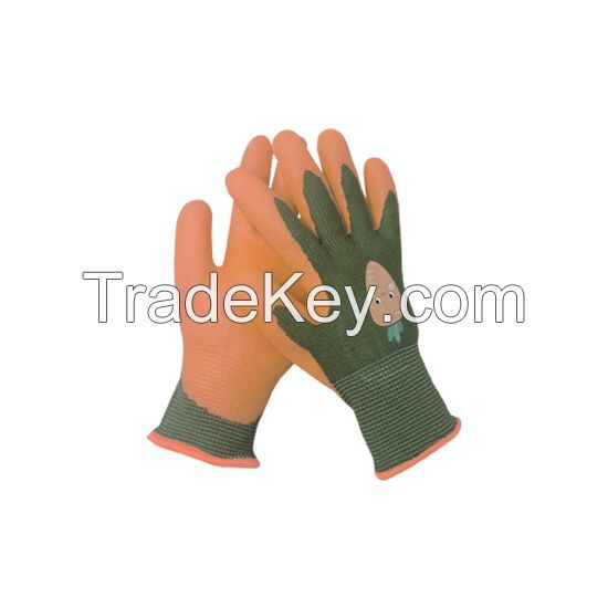 DDsafety 77+countries Â Polyester Knitted Foam Nitrile Coated Â Childrenâ²s Â Gloves for Safety Protection of Children