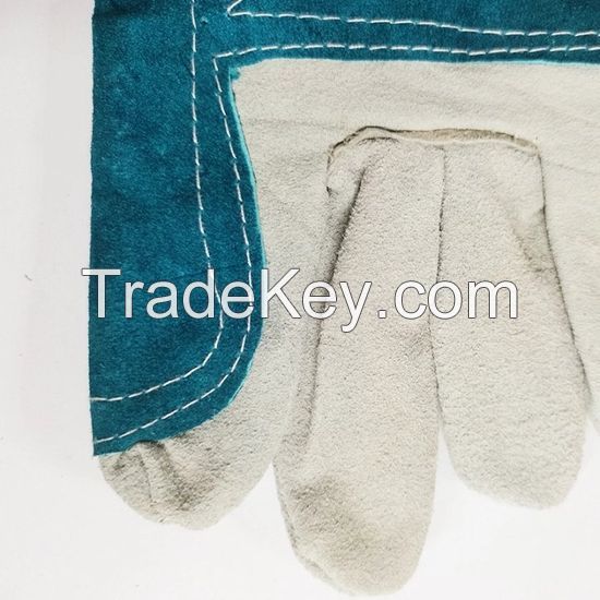 DDSAFETY BSCI China factory Light Blue Color Spray Flock lined reusable Â Latex Household general-purpose cleaning Glove