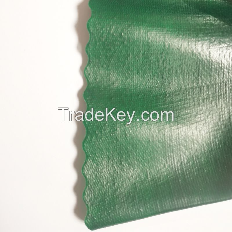 PVC Coated-Supported Sandy Finish Jersey Lined Men's Rubber Glove. PPE