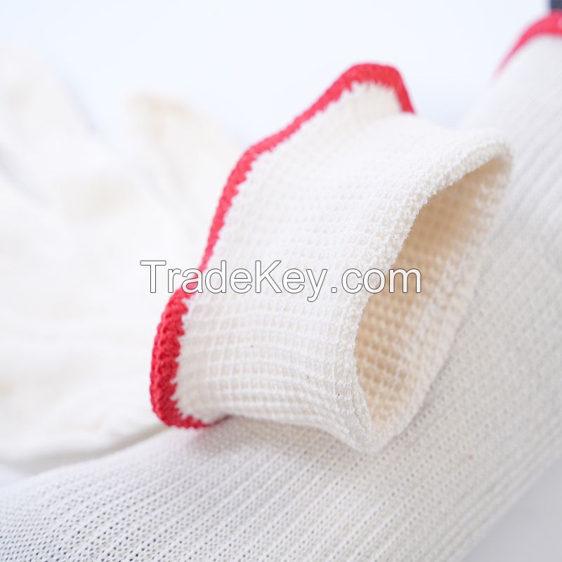 Thick and Long Wear-Resistant Cotton/Polyester Gloves Labor Protection Gloves