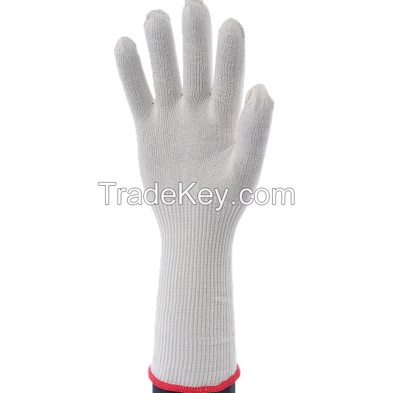 Thick and Long Wear-Resistant Cotton/Polyester Gloves Labor Protection Gloves
