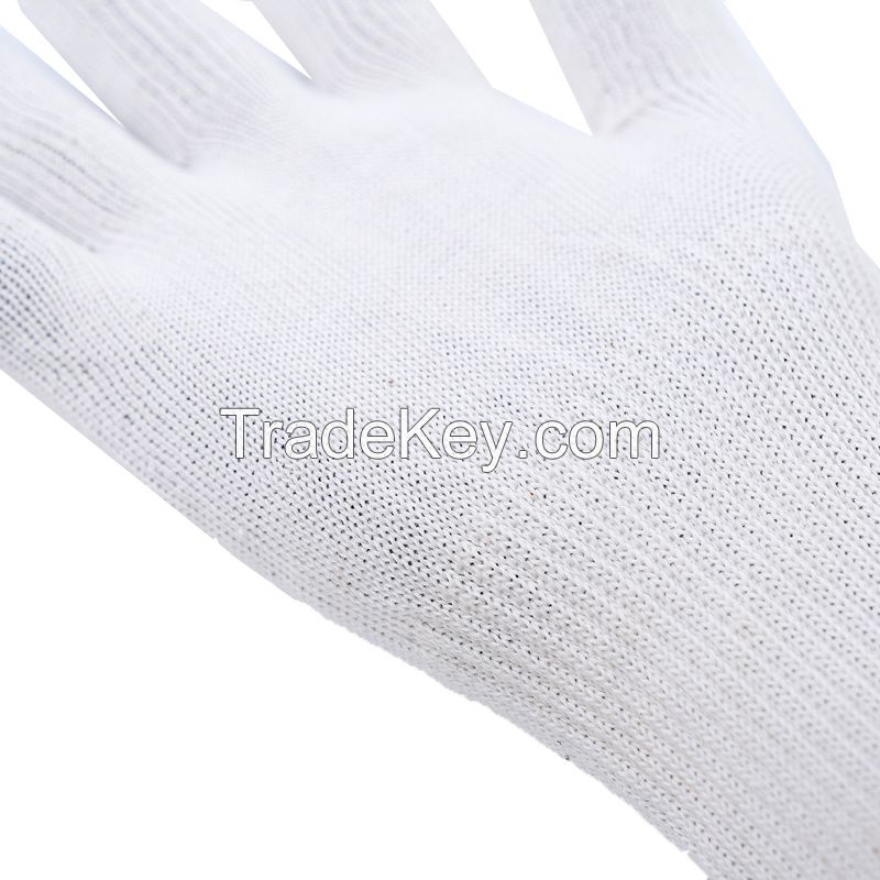 Thick and Long Wear-Resistant Cotton/Polyester Gloves Labor Protection Gloves