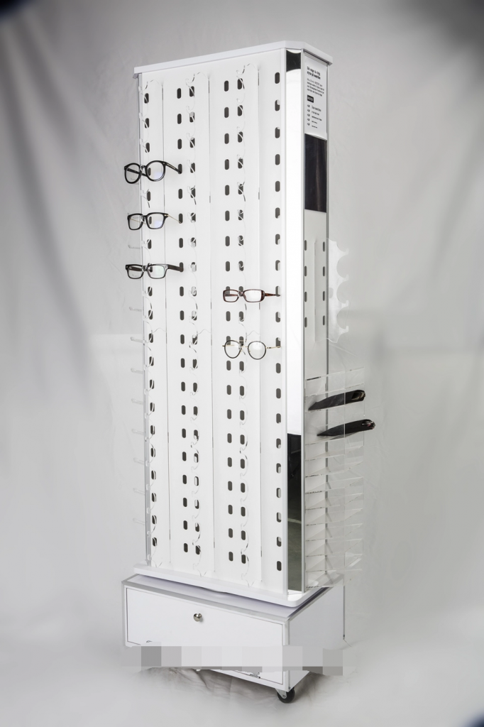 Factory Custom Floor Luxury Eyewear Optical Sunglasses Display Stand For Mall Glasses Store Furniture