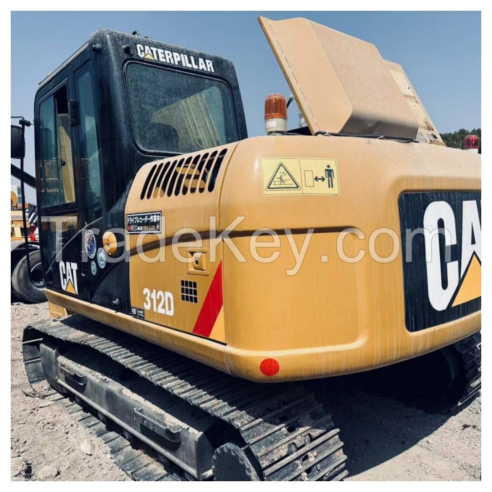 Reliable quality and durable used CAT312D original Excavator with good price on construction