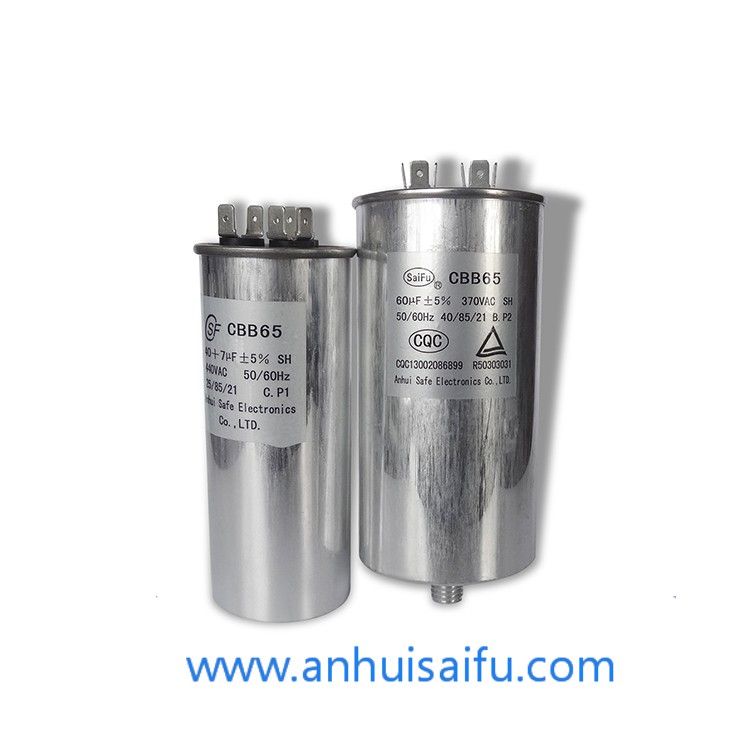 Cbb65 AC Motor Capacitor Column Explosion-proofed 440VAC 85UF