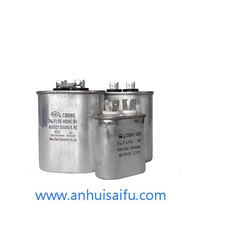 Cbb65 AC Motor Capacitor Column Explosion-proofed Class B 20UF 