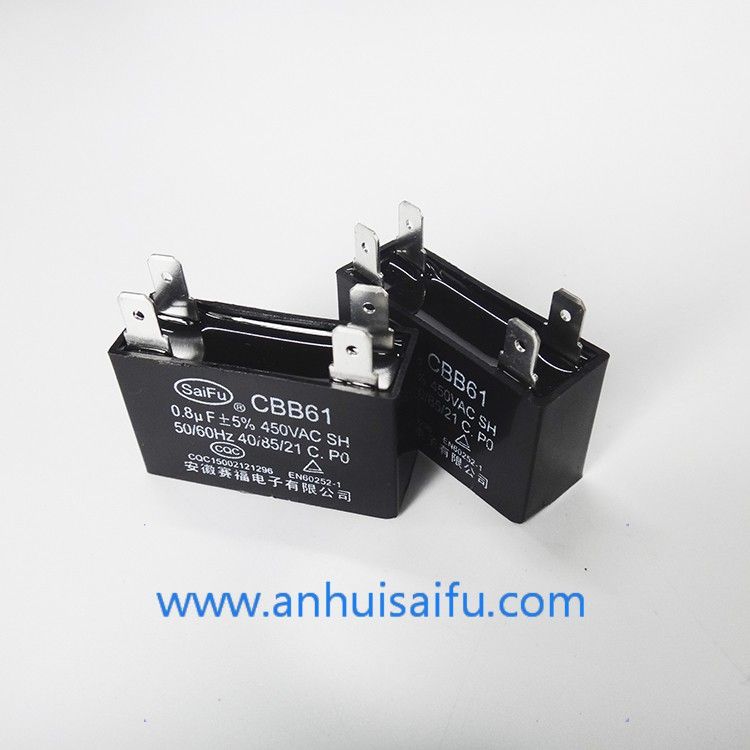 CBB61 new fan capacitor class A class B capacitor grade 