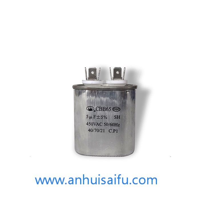 Cbb65 AC Motor Capacitor Column Explosion-proofed Class B 20UF 