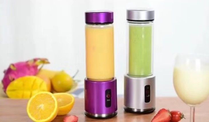 SUS304 USB charging 4000mAh glass juicer cup 350ml