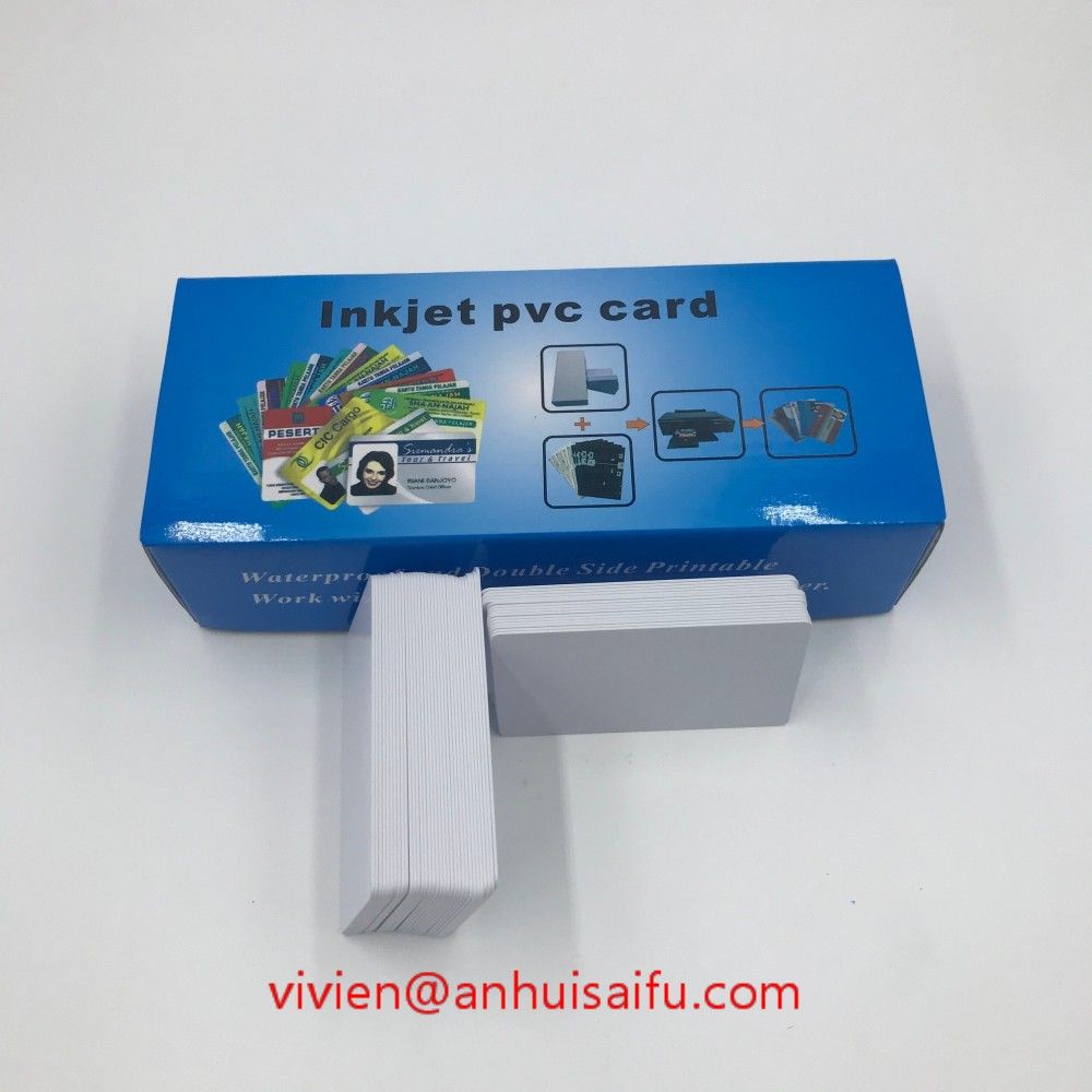 Double Side Inkjet Pvc Card for Epson Or Canon Printer (No Scratch on Surface)