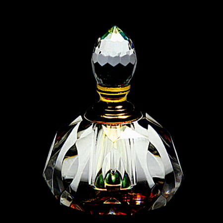 crystal perfume bottle