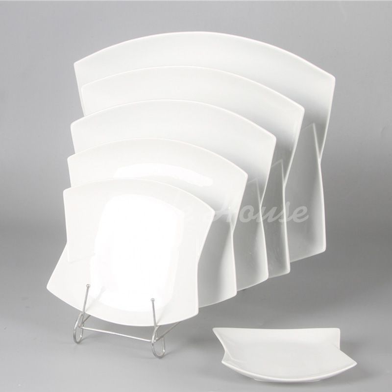 Hot sell white ceramic beef dishes