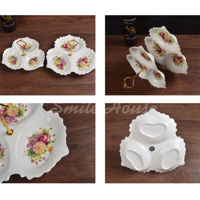 Popular design ceramic parts dishes