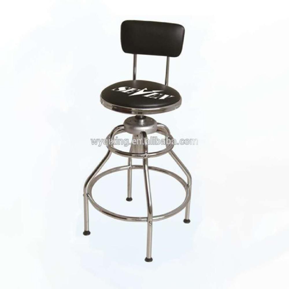 Bar stools Bar Chairs with backrest, chrome plate high quality 360-degree rotatable Swivel