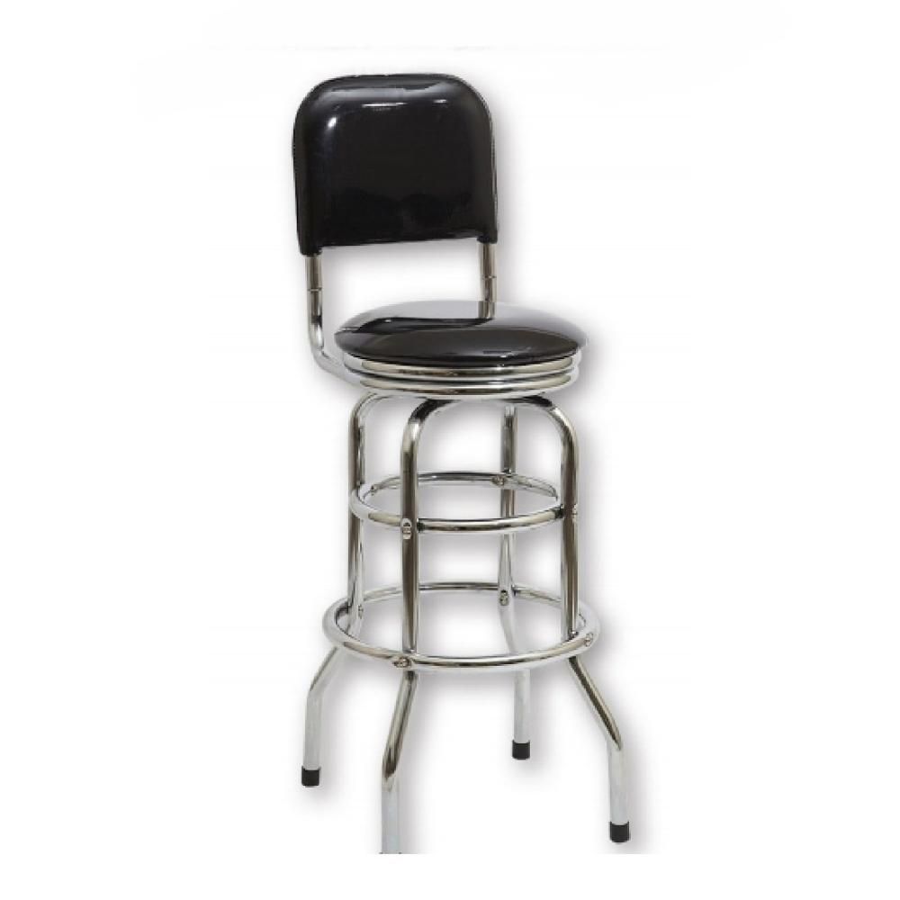 Bar stools Bar Chairs with backrest, chrome plate high quality 360-degree rotatable Swivel