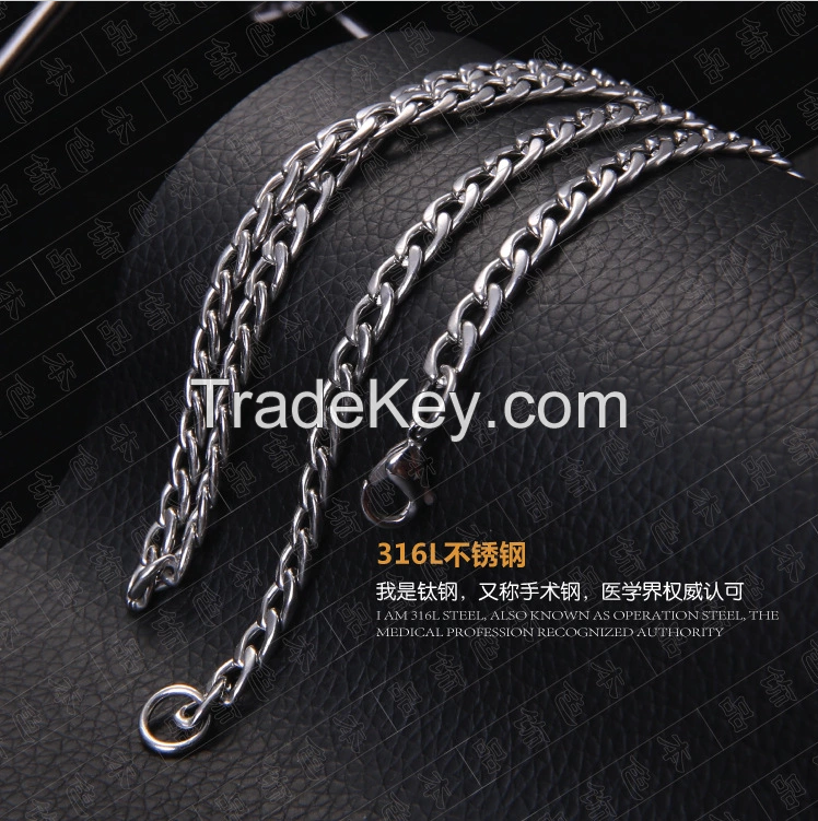 stainless steel jewelry chain necklace 