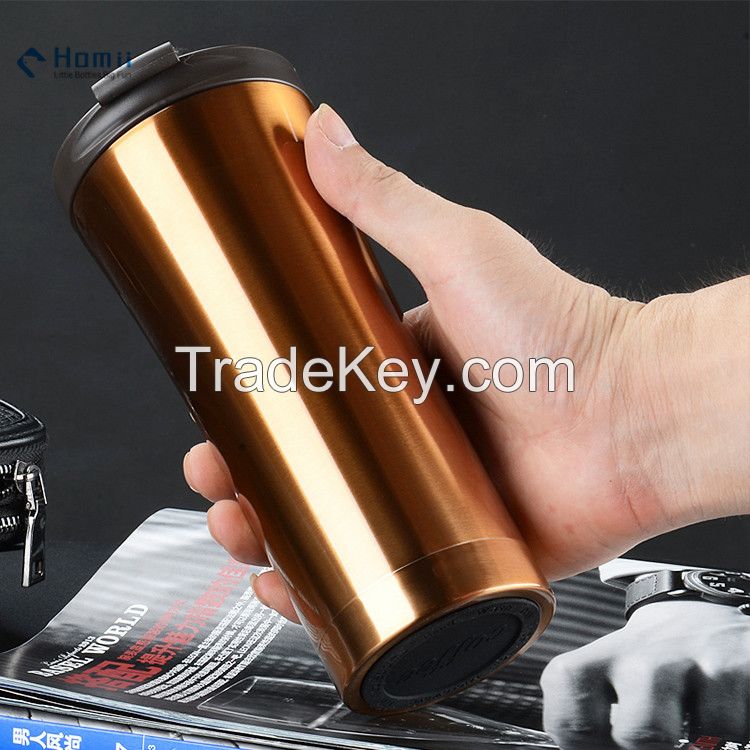  Hangzhou homii Industry 500ml Custom double wall Stainless Steel Coffee Thermal Mug 