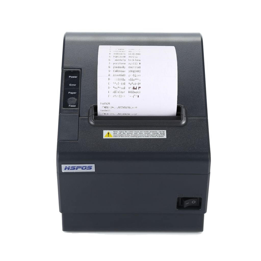 Factory Bluetooth usb serial parallel receipt bill pos thermal printer 80mm with auto cutter HS-802U