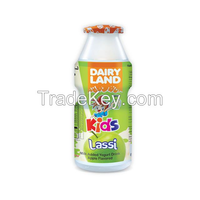 Dairy Land Kids Lassi (Yogurt, Strawberry, Mango and Banana Flavor) 100 ml