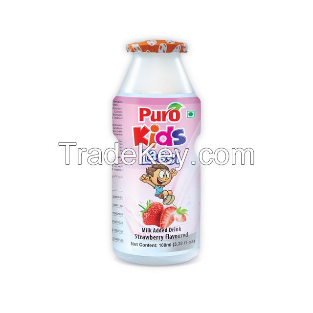 Puro Kids Lassi (Yogurt, Strawberry and Banana Flavor) 100 ml