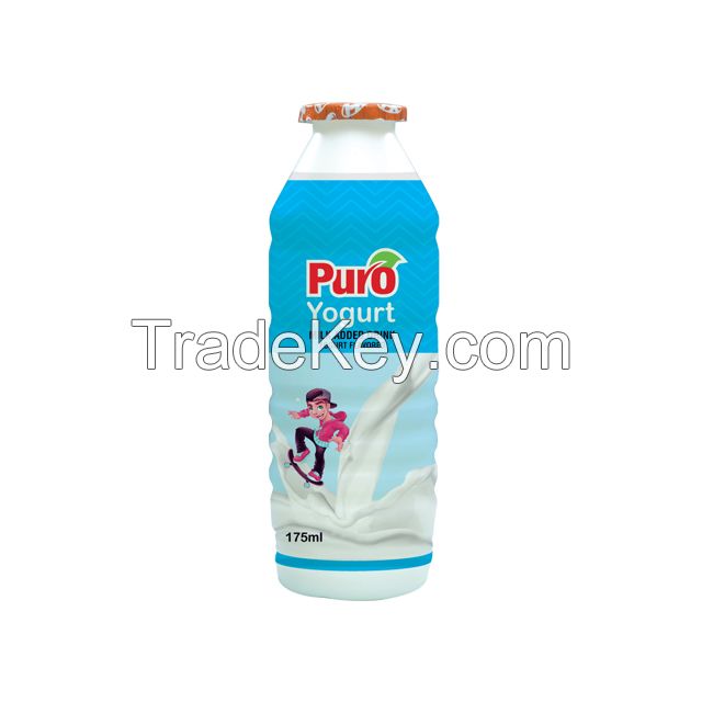 Puro Yogurt Drink (Yogurt, Strawberry, Mango and Banana Flavor) 175 ml