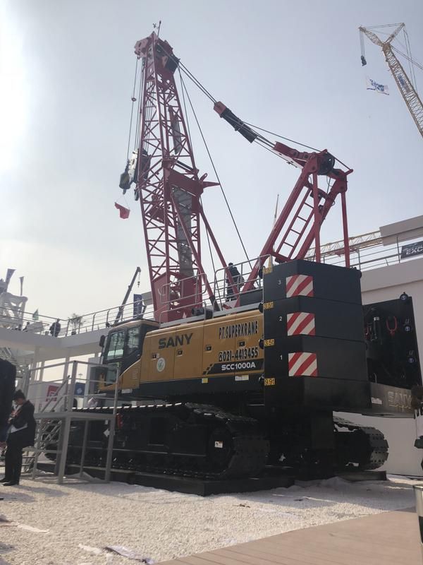 China top brand SANY 100 tons SCC1000A crawler cranes dragline for sale