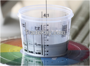 Plastic Calibrated Mixing Cup