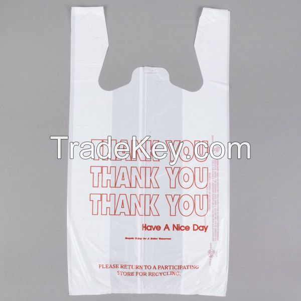 Plastic T-shirt Bags (HDPE bags/LDPE bags)