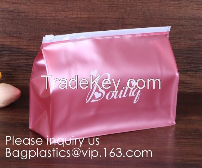 SLIDER LOCK BAG, PP SLIDER ZIPPER BAGS, WATER PROOF BAGS, GRID SLIDE SEAL BAGS, REUSABLE BAGS, SWIMW