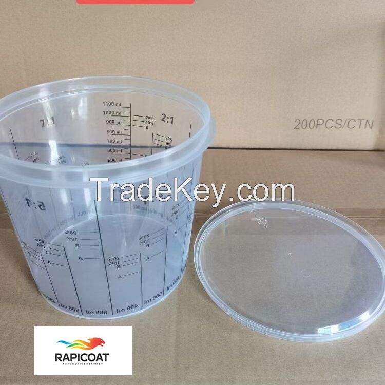 Solvent Paint Resistant Disposable Plastic Paint Mixing Cup for Paint