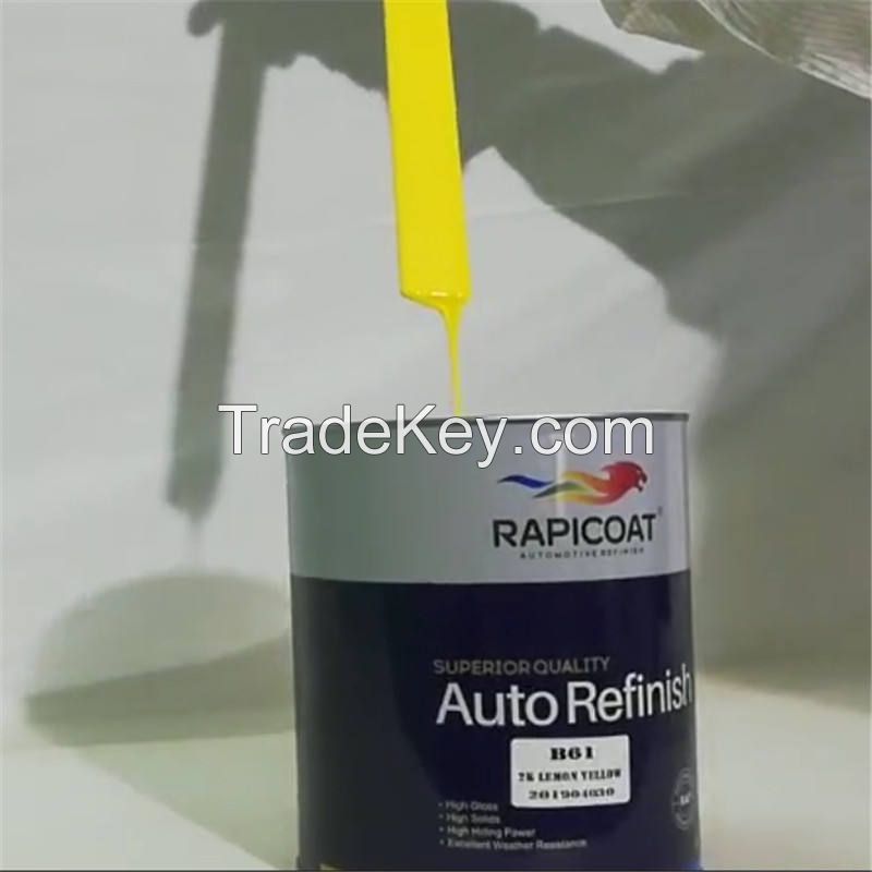 esay sanding 2k Mixing clear coat high gloss with Fast Dry Hardener Automotive Paint Accurate color match Competitive price