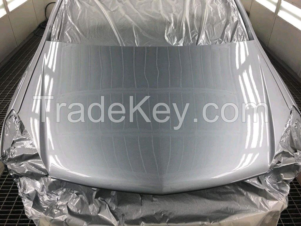 Wide compatibility and good hiding power 1K basecoat auto coating silver color with excellent leveling and chrome effect