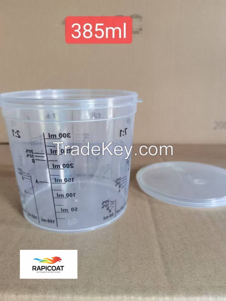 Environmental Plastic Car Paint Mixing Cup helpful to filter impurities from paint varnish easy to perform the paint