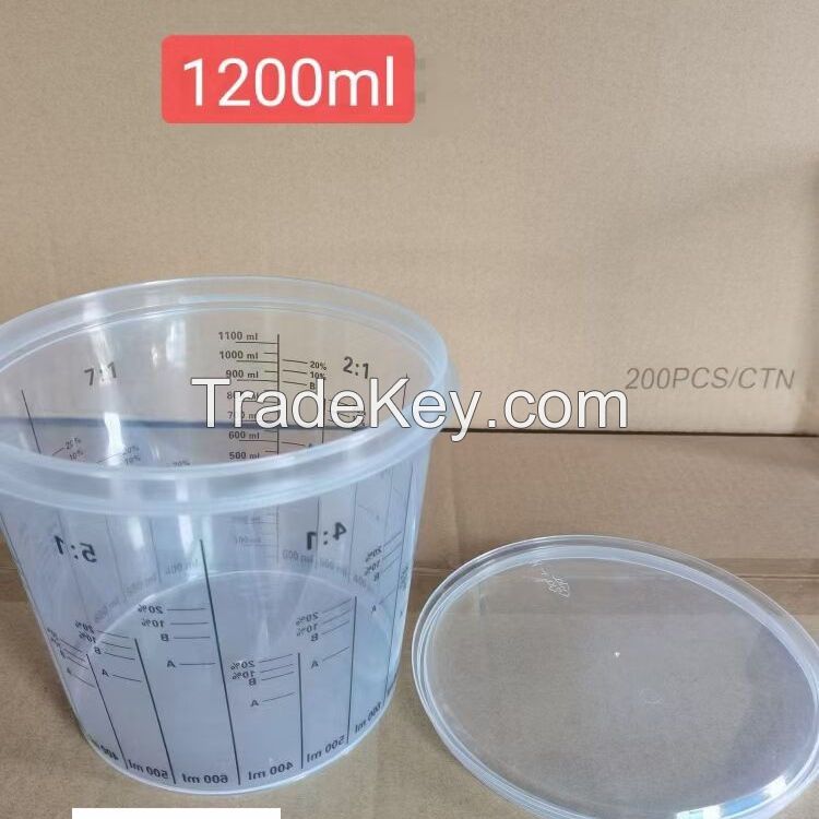 Environmental Plastic Car Paint Mixing Cup helpful to filter impurities from paint varnish easy to perform the paint