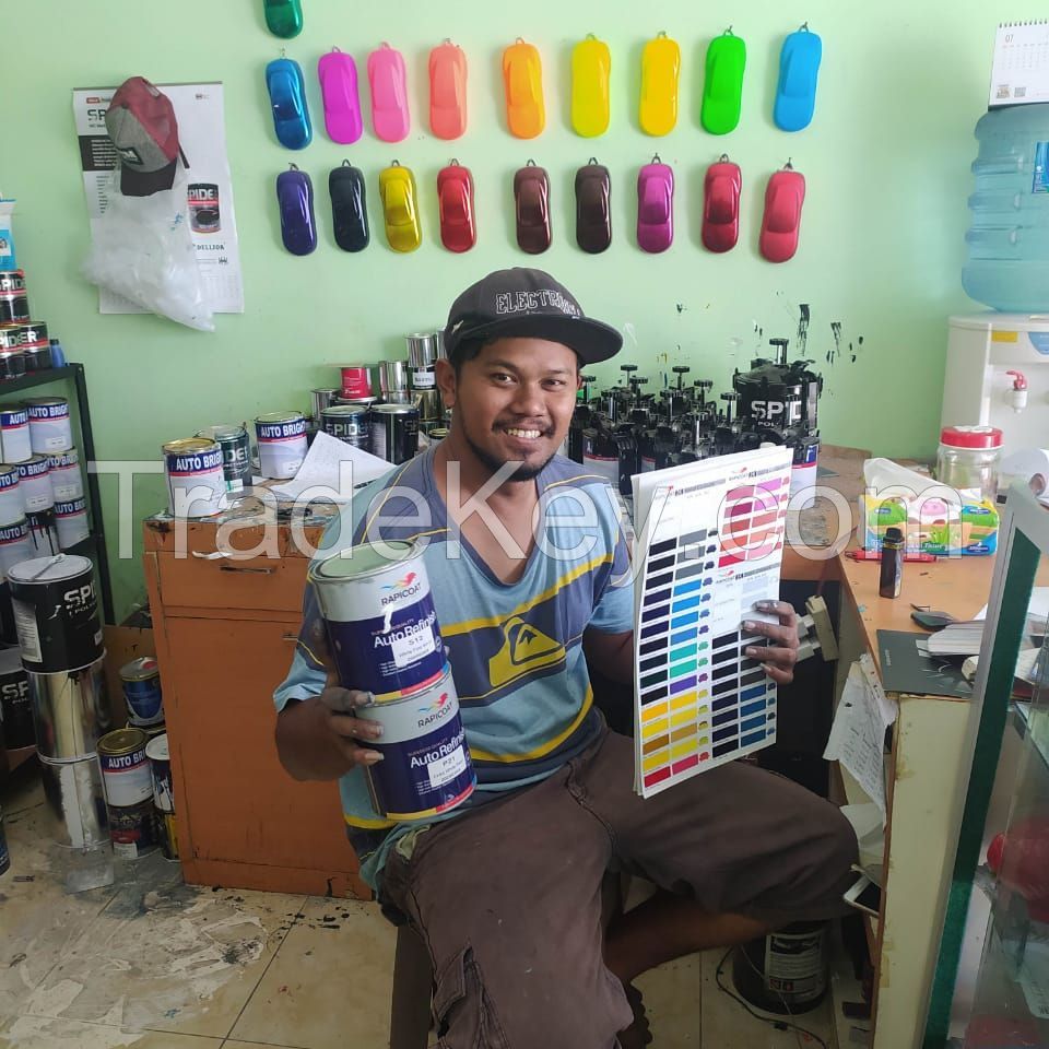 High Quality Good solid color Easy-use 2K topcoat colourful carbody nano glass coating auto refinish spray clear plastic paint