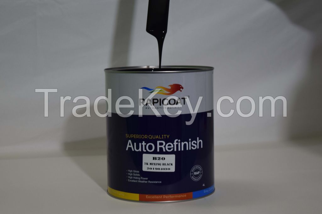 esay sanding 2k Mixing clear coat high gloss with Fast Dry Hardener Automotive Paint Accurate color match Competitive price