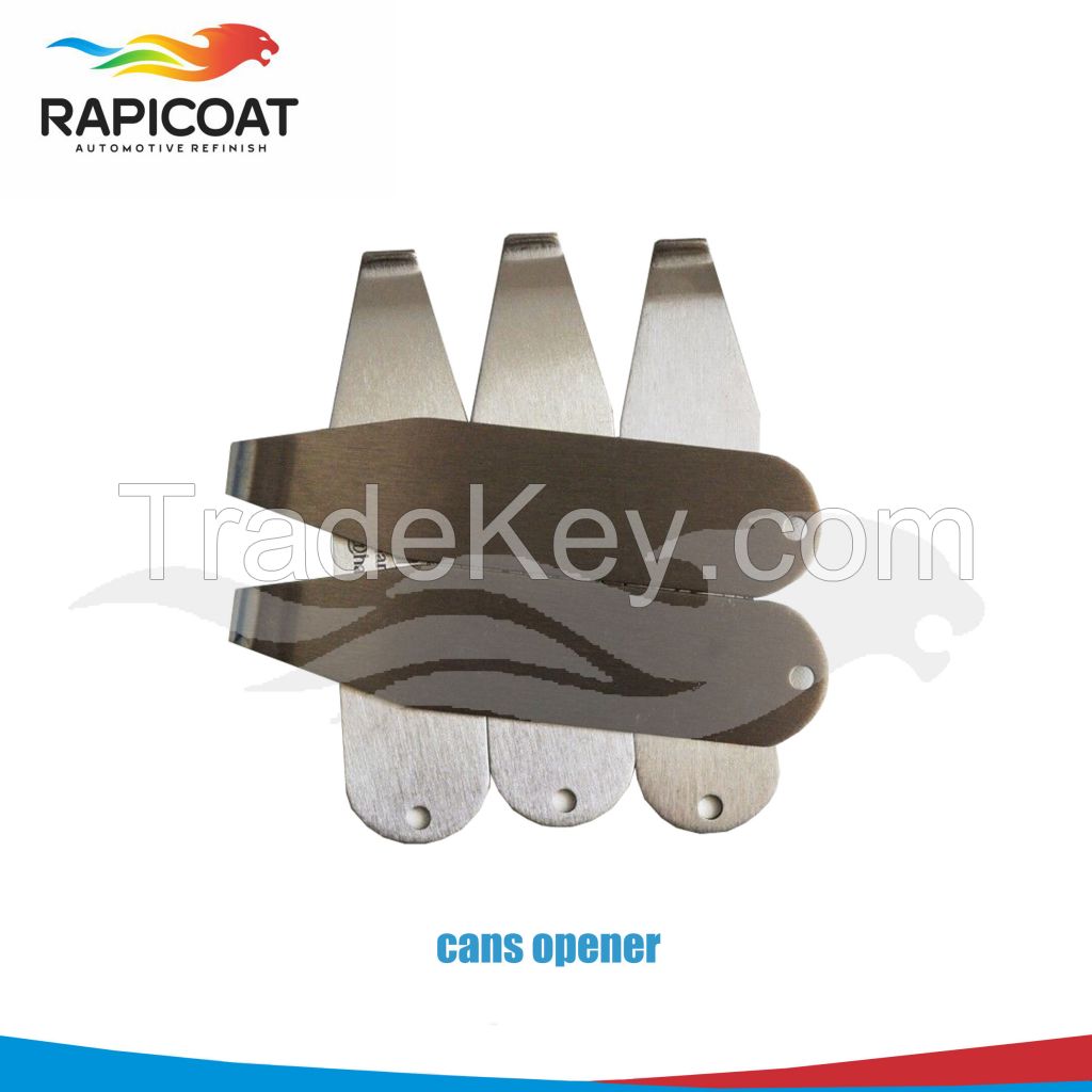 auto Paint mixing can opener carbon steel plated plastic black handle with printing customized logo