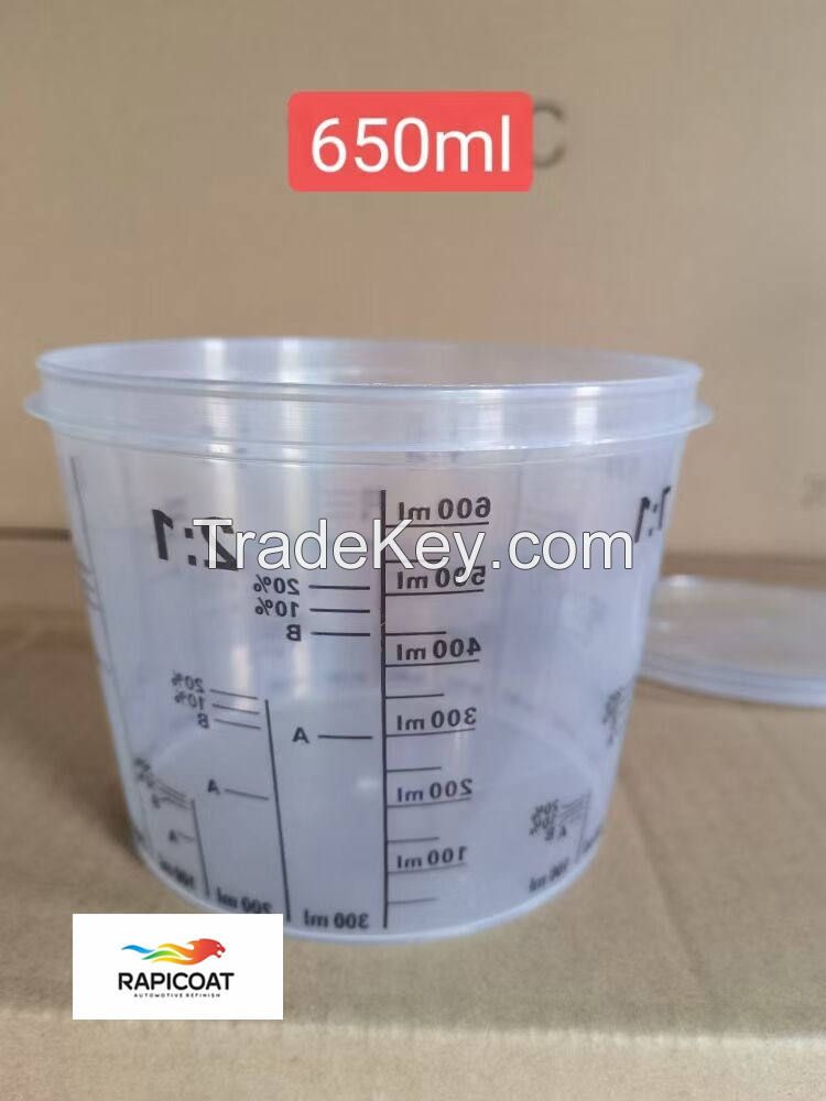 Environmental Plastic Car Paint Mixing Cup helpful to filter impurities from paint varnish easy to perform the paint