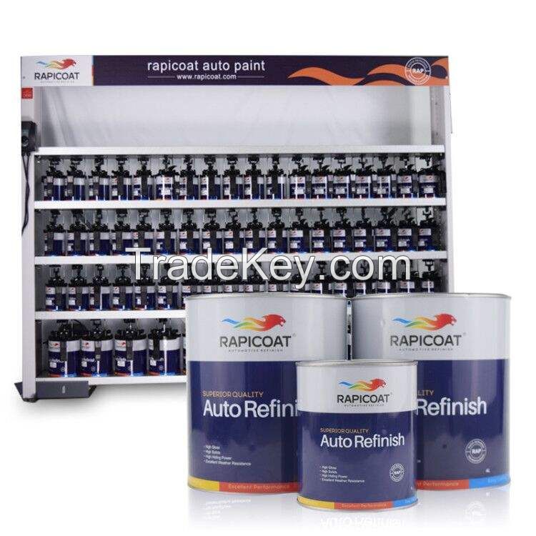 Wide compatibility and good hiding power 1K basecoat auto coating silver color with excellent leveling and chrome effect