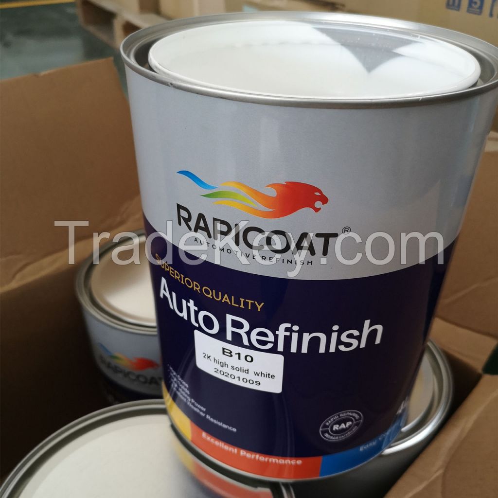 Durable weather resistance plentiful film fast drying 2K topcoat white tinter high cost performance spray coating