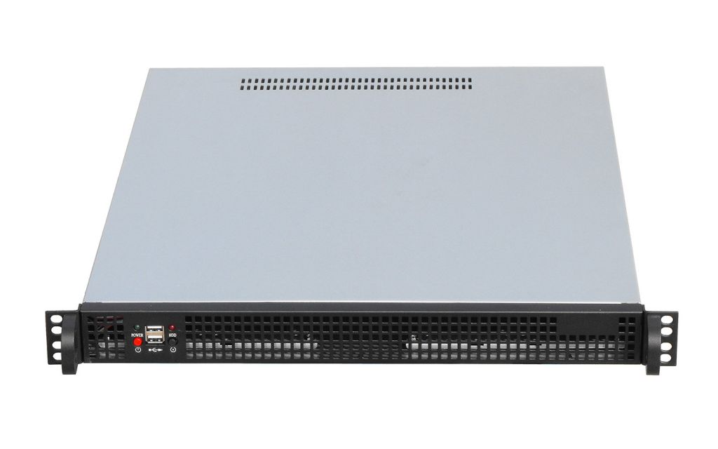 1U Server Chassis Server case 4 standard 3.5" HDD or 8 x 2.5" HDD/SSD.