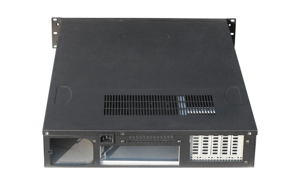 2U Server case industrial chassis 5pcs fans position,standard chassis with 4psc 8025 fans