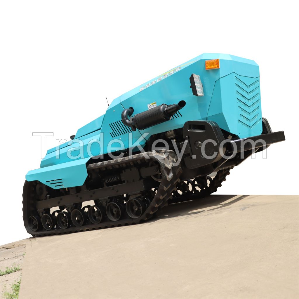 Agricultural crawler garden multifunction remote control diesel engine tractor