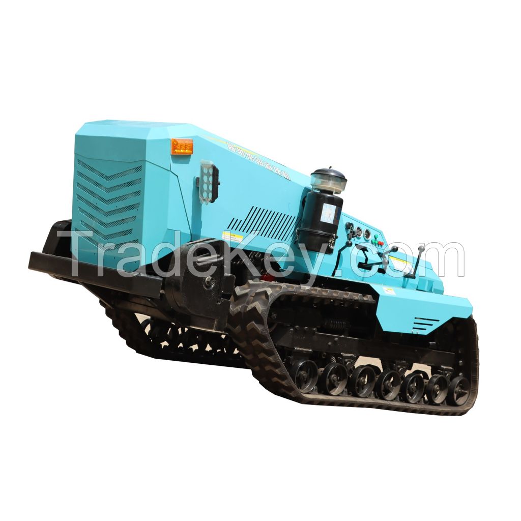 Agricultural crawler garden multifunction remote control diesel engine tractor