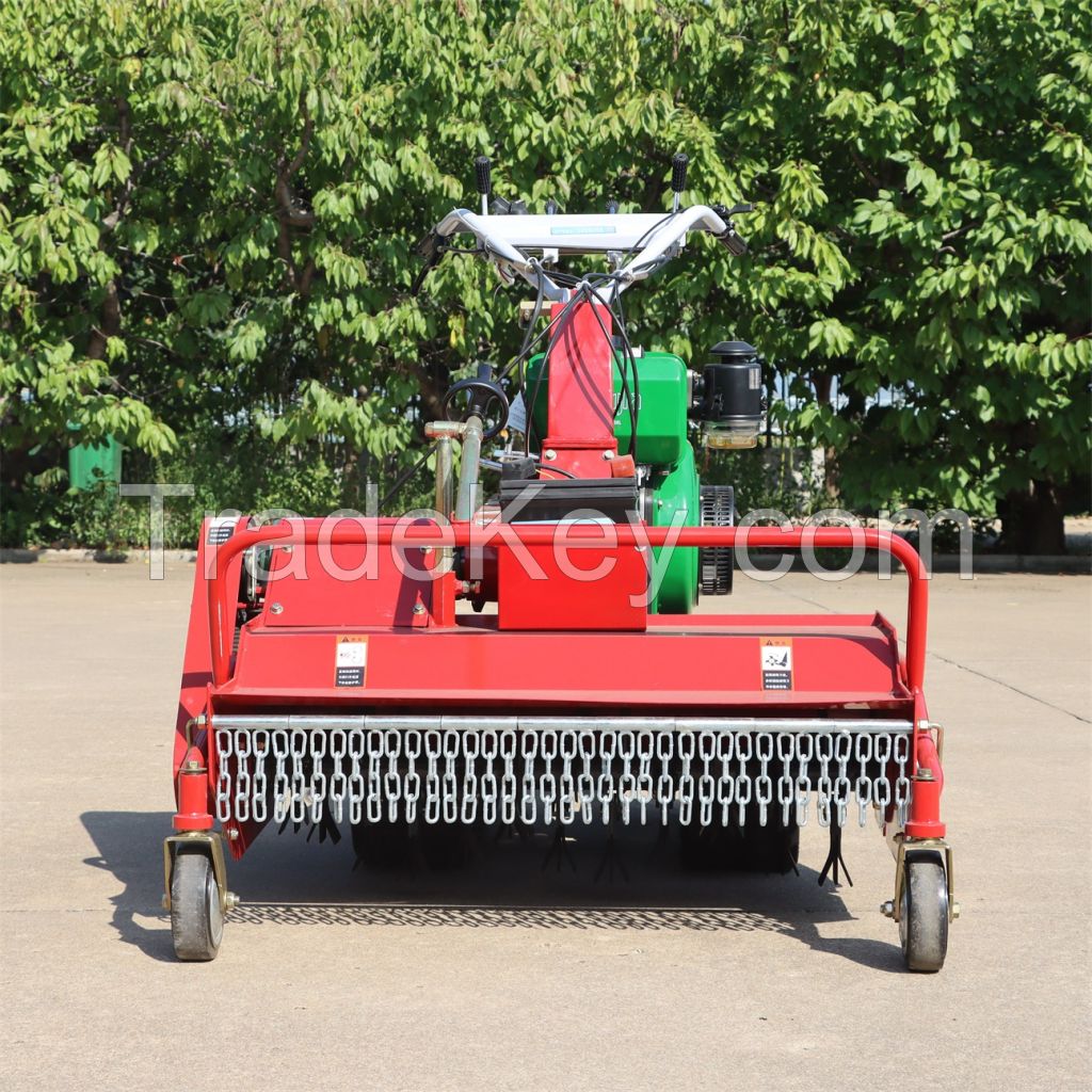 Rubber tracks garden diesel engine lawn mower