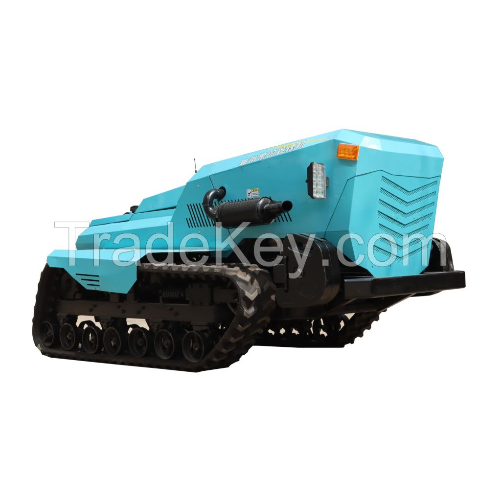 Agricultural crawler garden multifunction remote control diesel engine tractor