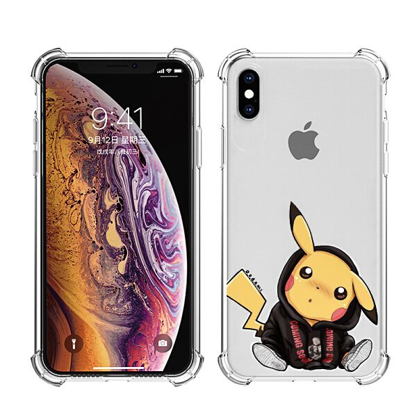 Transparent TPU air bumper print patterm phone case