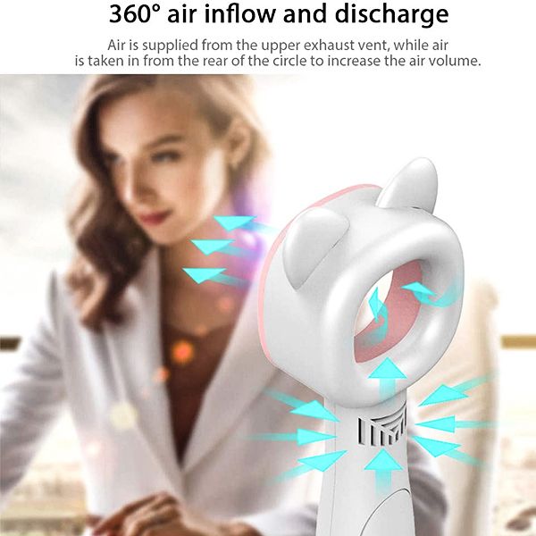 Mini Cute Handheld Bladeless Fan