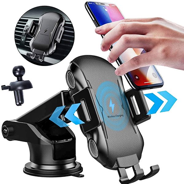 Automatic sensor phone car holder