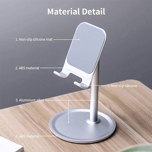 Adjustable Desktop Cell Phone Holder